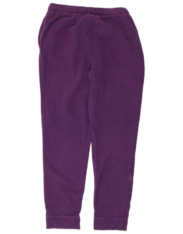 Champion Womens træningsdragt Bukser Joggers UK 14 Medium Lilla Bomuld