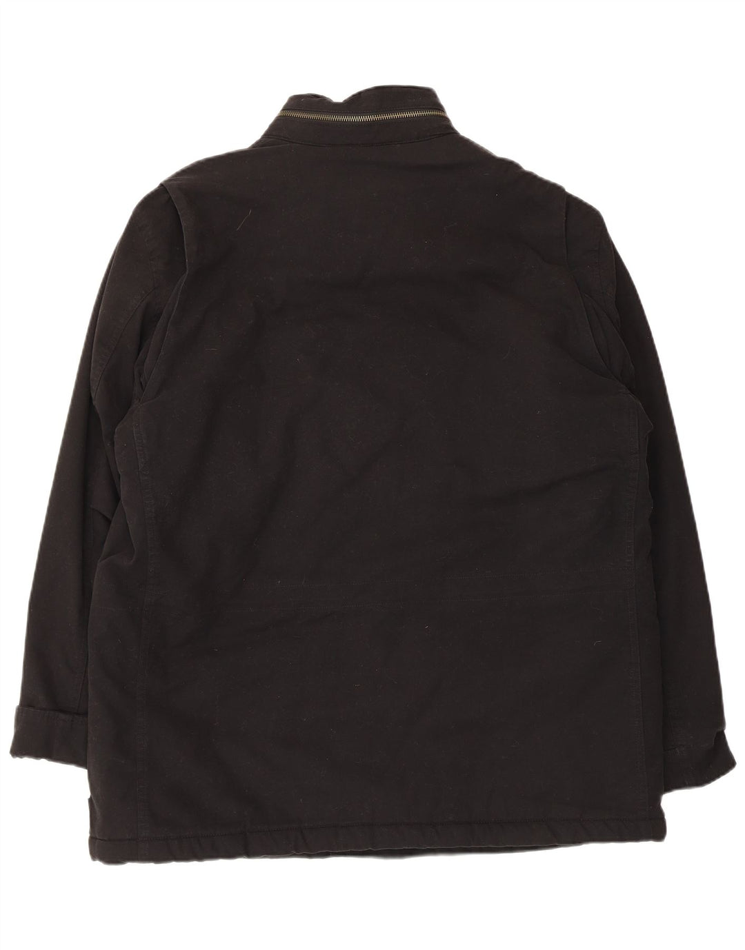 LEVI'S Mens Sherpa Utility Jacket UK 42 XL Black Cotton