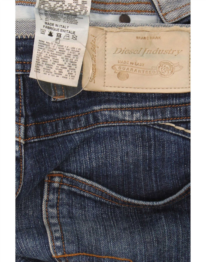 Diesel Mens Straight Jeans W30 L30 Blue Cotton