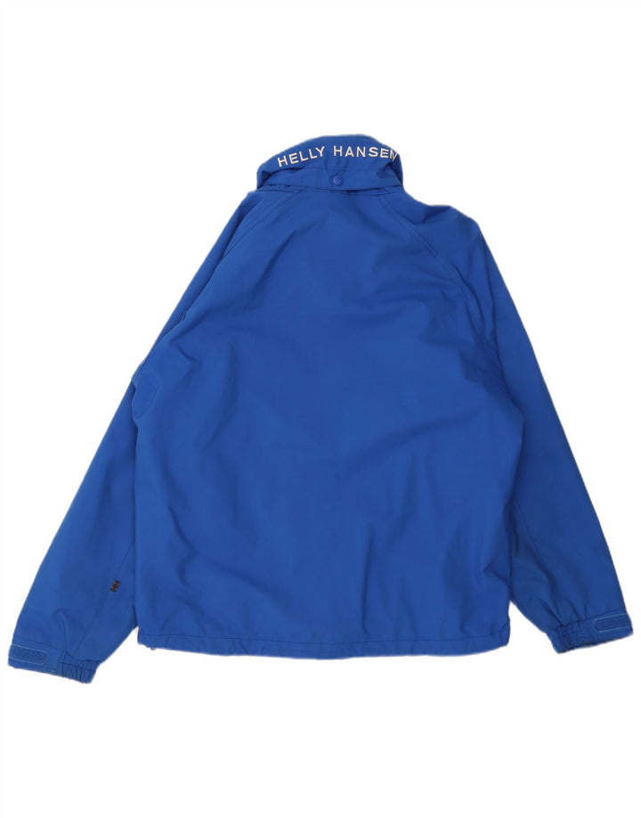 Helly Hansen Mens Rain Jacket UK 36 Small Blue Polyester Sports