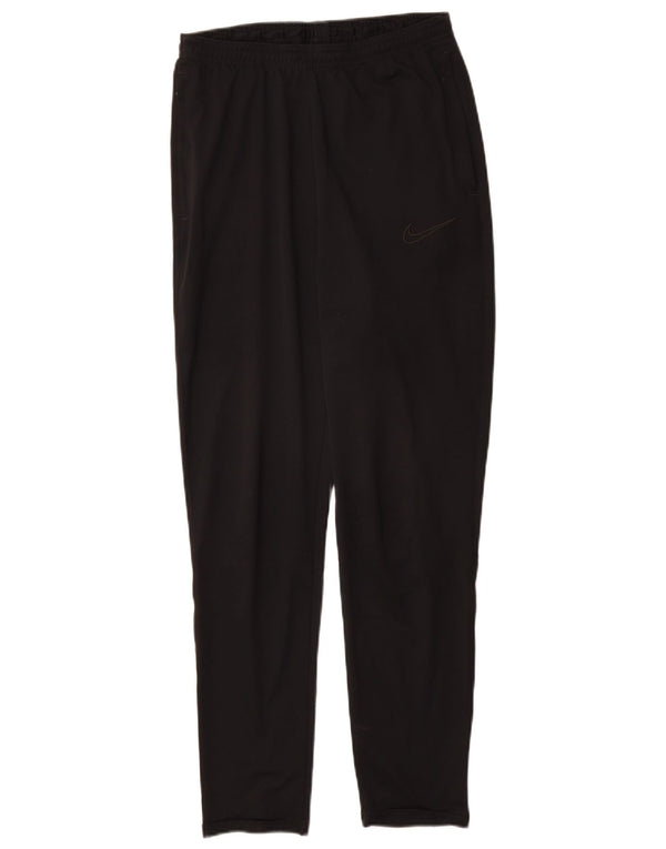 Nike Mens Dri Fit Tracksuit Trousers Small Black Polyester