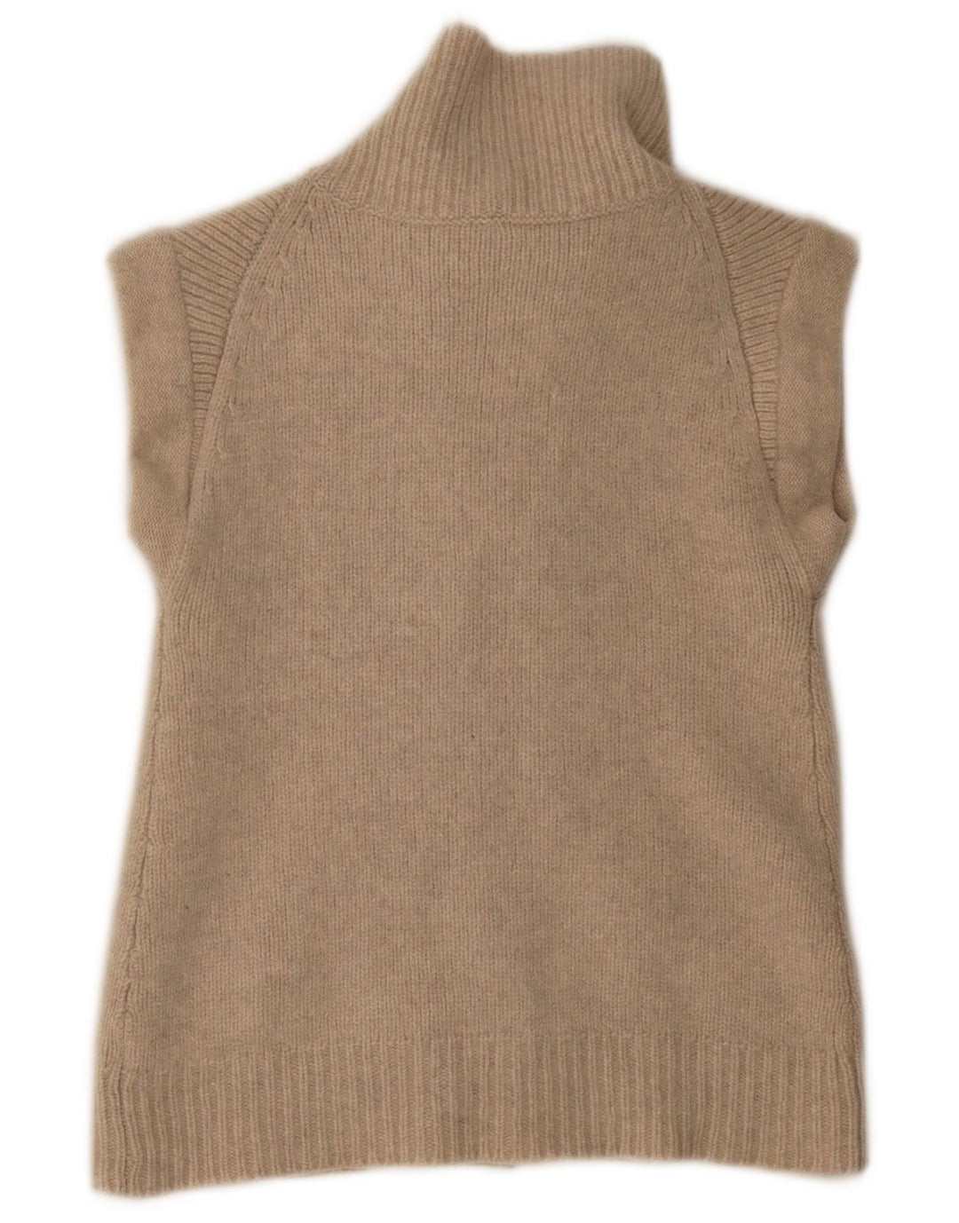 Gap Womens Sleeveless Open Cardigan Sweater UK 8 Small Beige