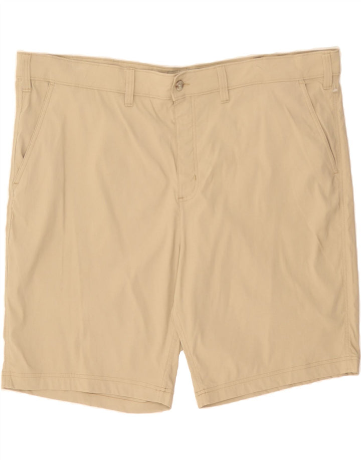 EDDIE BAUER Mens Chino Shorts W46 3XL Beige Nylon Vintage Eddie Bauer and Second-Hand Eddie Bauer from Messina Hembry 