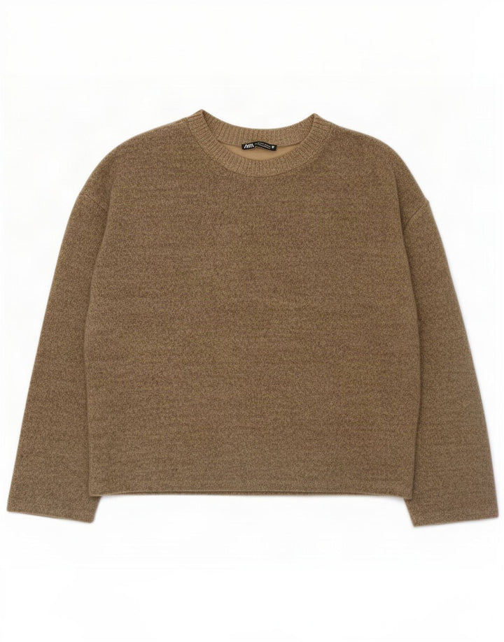 Bluzka damska Zara Top UK 14 Medium Brown Flecked