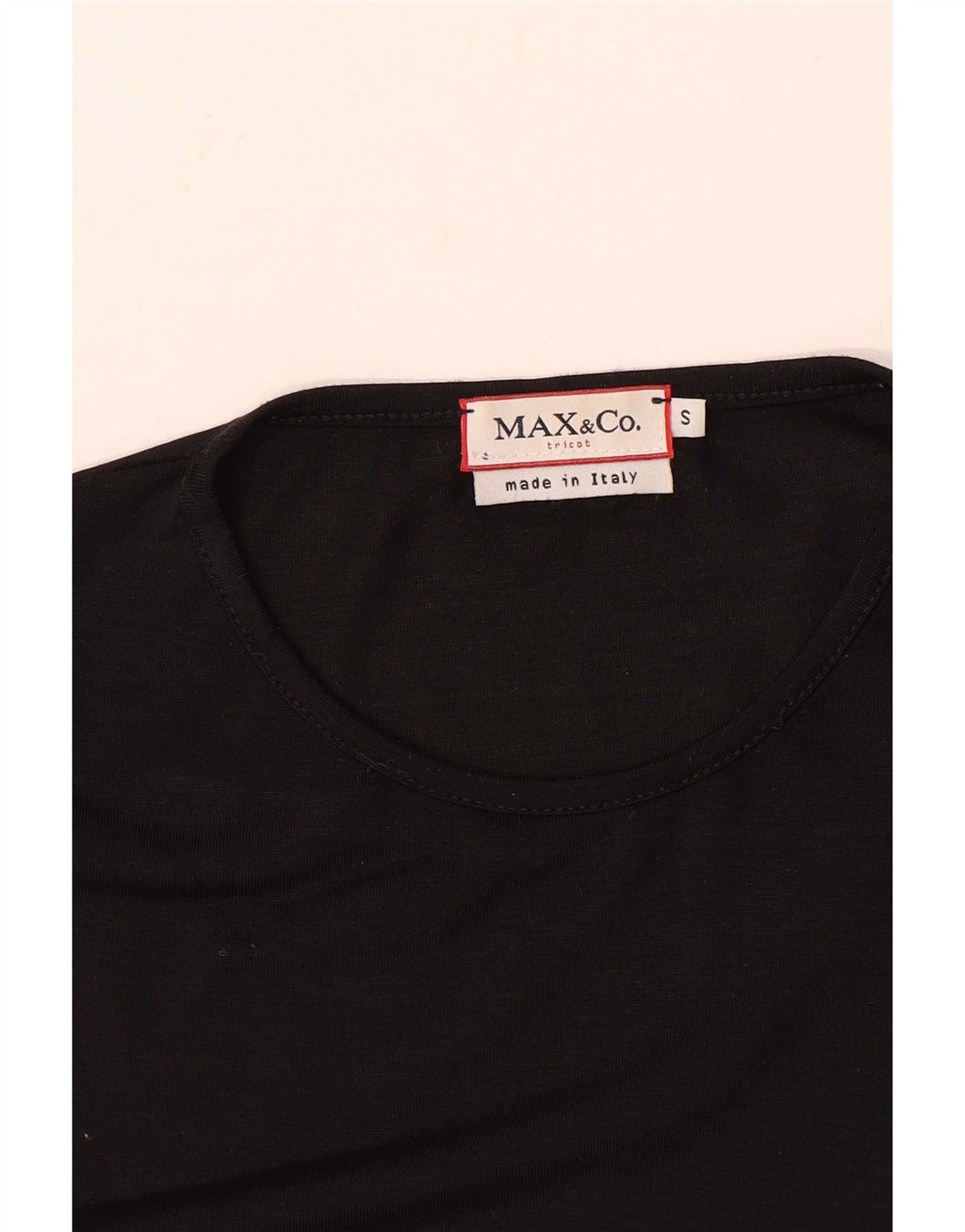 Max & Co. Damen Weste Top UK 8 Small Schwarz