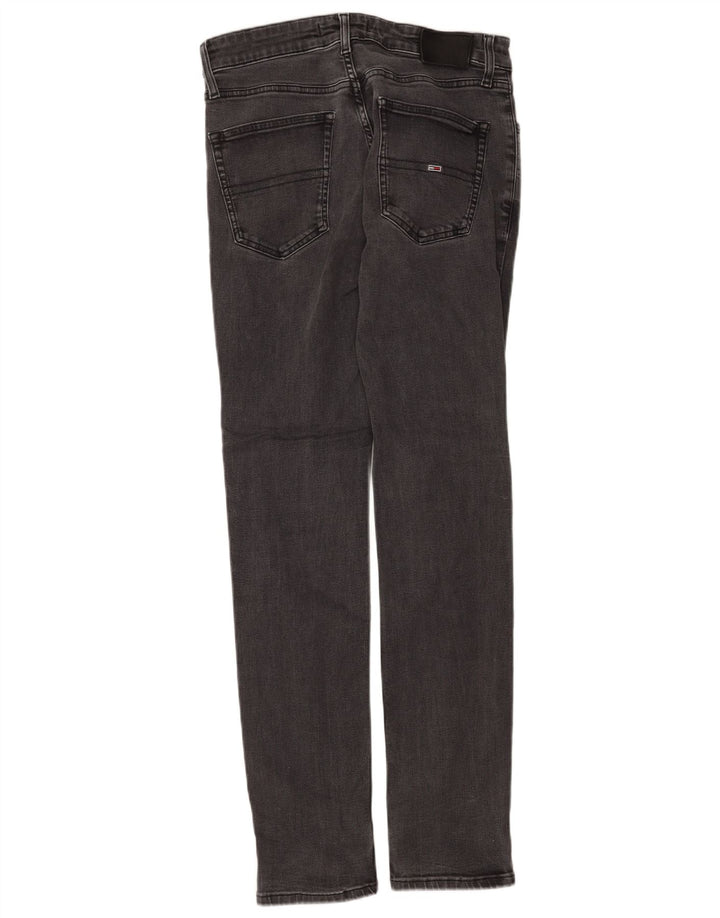 Jeans slim da donna Tommy Hilfiger W32 L34 cotone nero