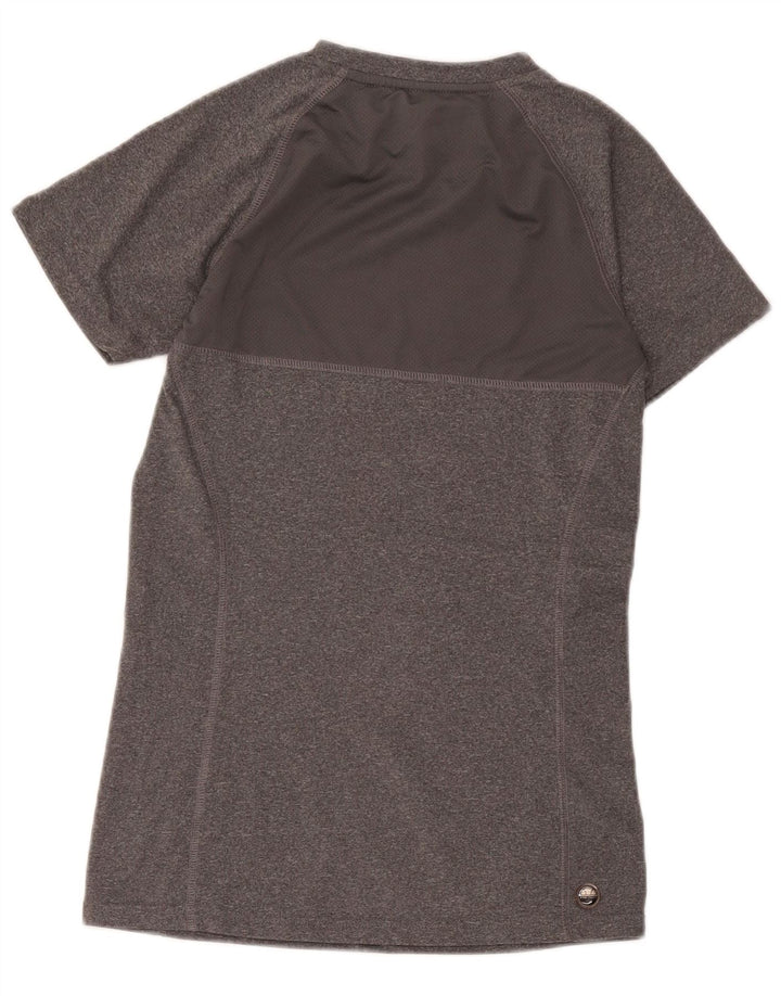 T-shirt grafica da donna Ellesse Top UK 10 Small Grigio Poliestere