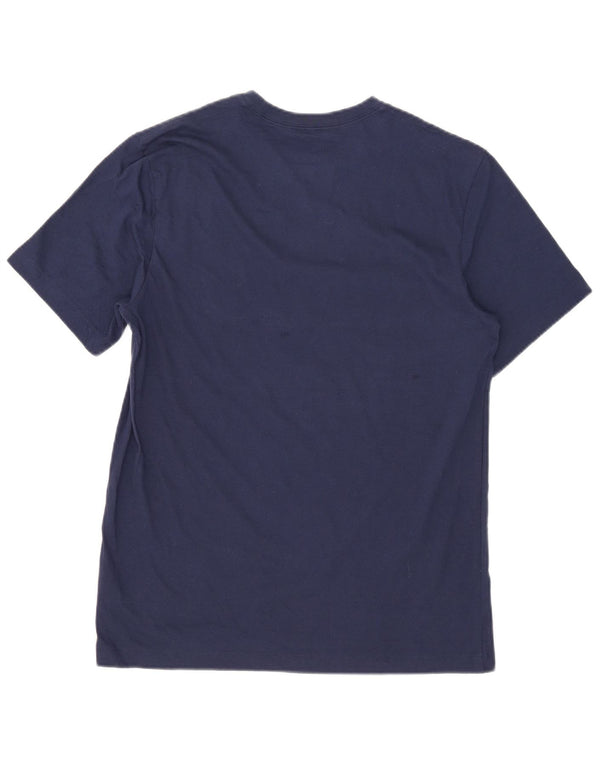 Nike Mens Graphic T-Shirt Top Medium Navy Blue Cotton
