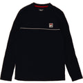 FILA Mens Top Long Sleeve Small Navy Blue Cotton Vintage Fila and Second-Hand Fila from Messina Hembry 