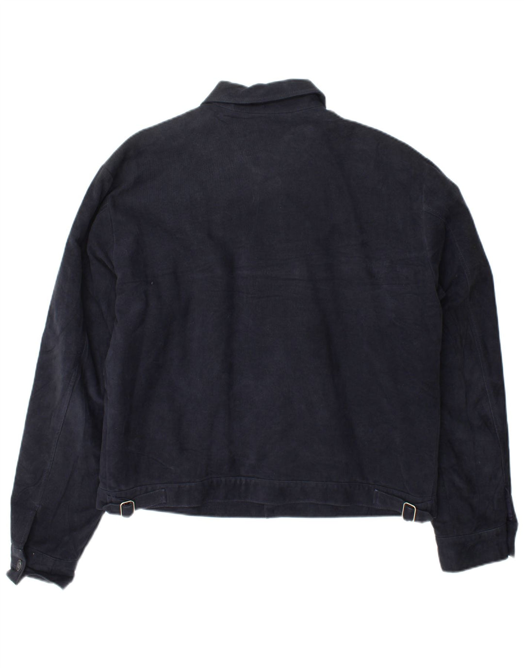 Guess Herren Bomberjacke UK 40 Große marineblaue Baumwolle