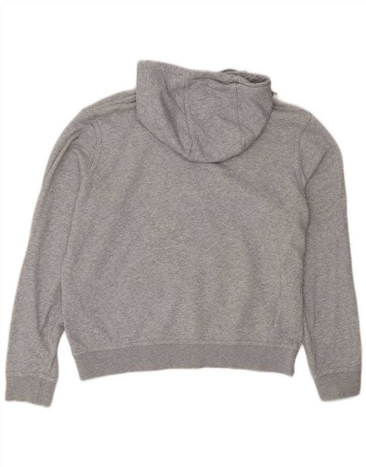 Nike Mens Hoodie Jumper Medium Grey Flecked Cotton