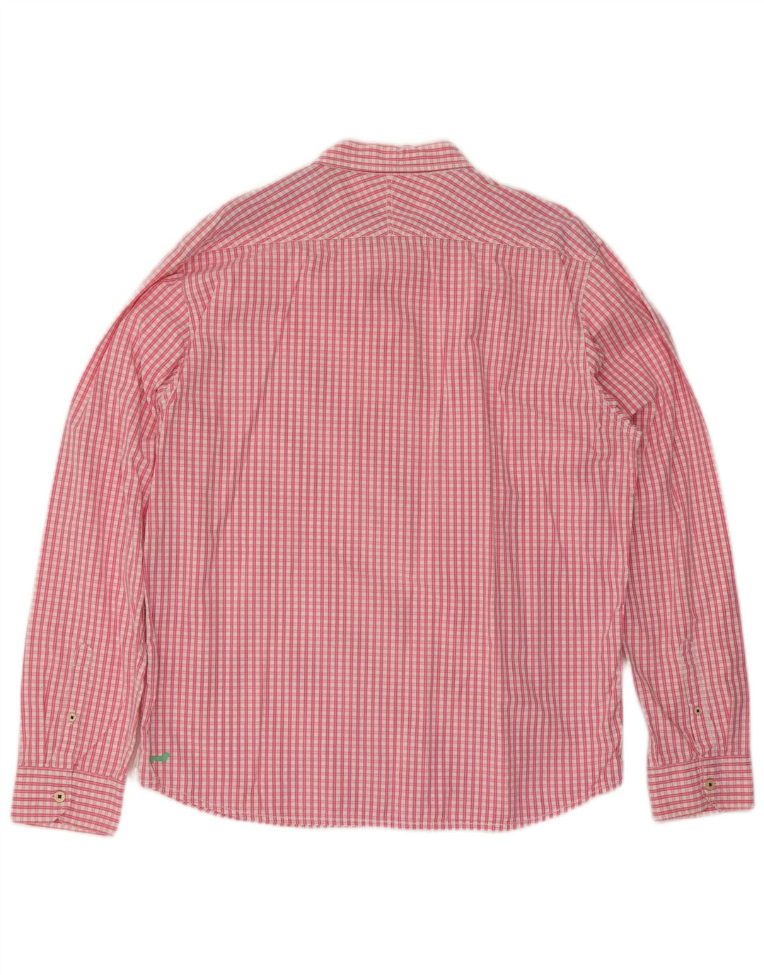 White Stuff Mens Classic Fit Shirt XL Pink Check Cotton