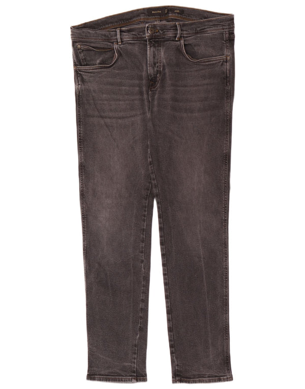 Massimo Dutti Mens Slim Jeans EU 46 XL W36 L32 Grey Cotton