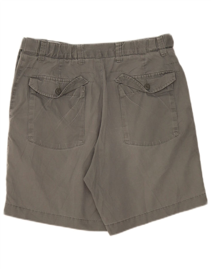 Pantaloncini chino da uomo Marks & Spencer W32 cotone grigio medio