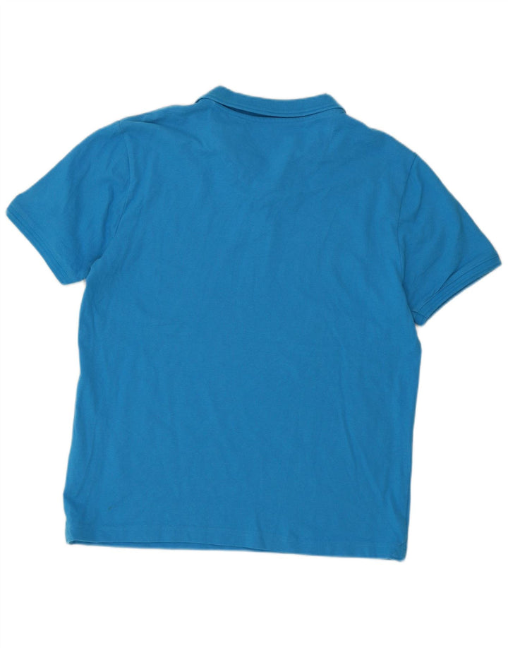 Penguin Mens Polo Shirt XL Blue Cotton