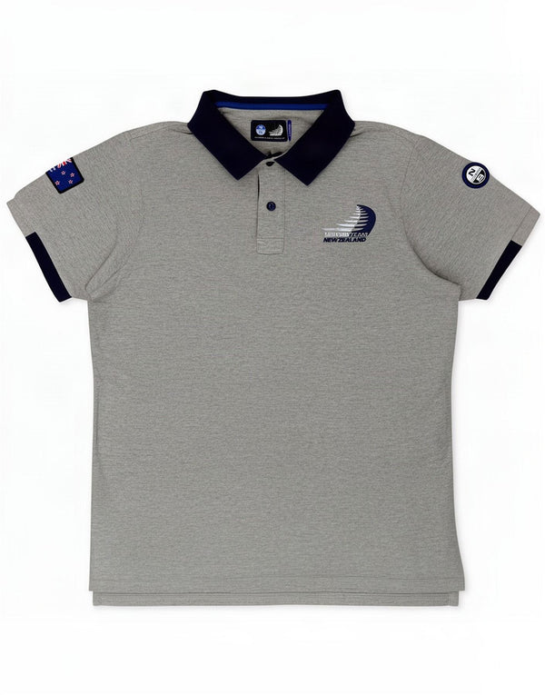 North Sails Mens Graphic Polo Shirt XL Grey Colourblock Cotton