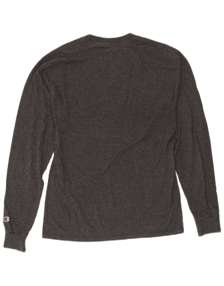 Champion UCF Knights Graphic Top Manga Larga Gris Medio