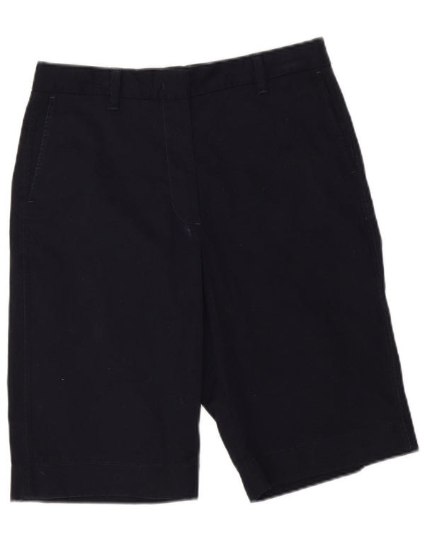 Marks & Spencer Damen Chinoshorts UK 10 Small W30 Marineblaue Baumwolle