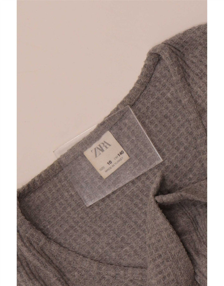 Zara Girls Crop Top 9-10 år Grå