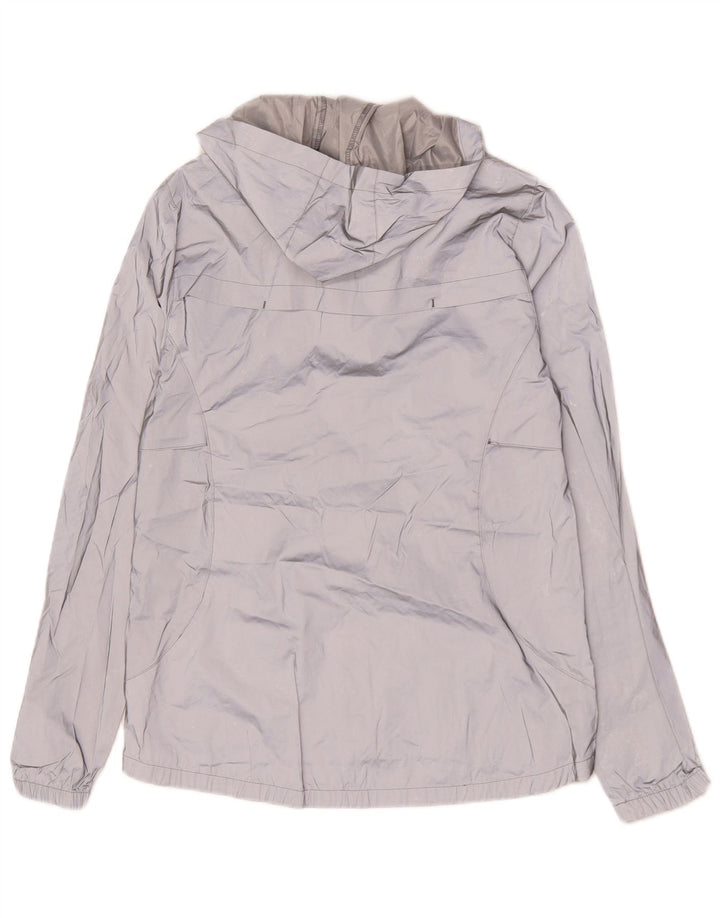Mountain Warehouse Womens Hooded Rain Jacket UK 12 Medium Purple Polyester