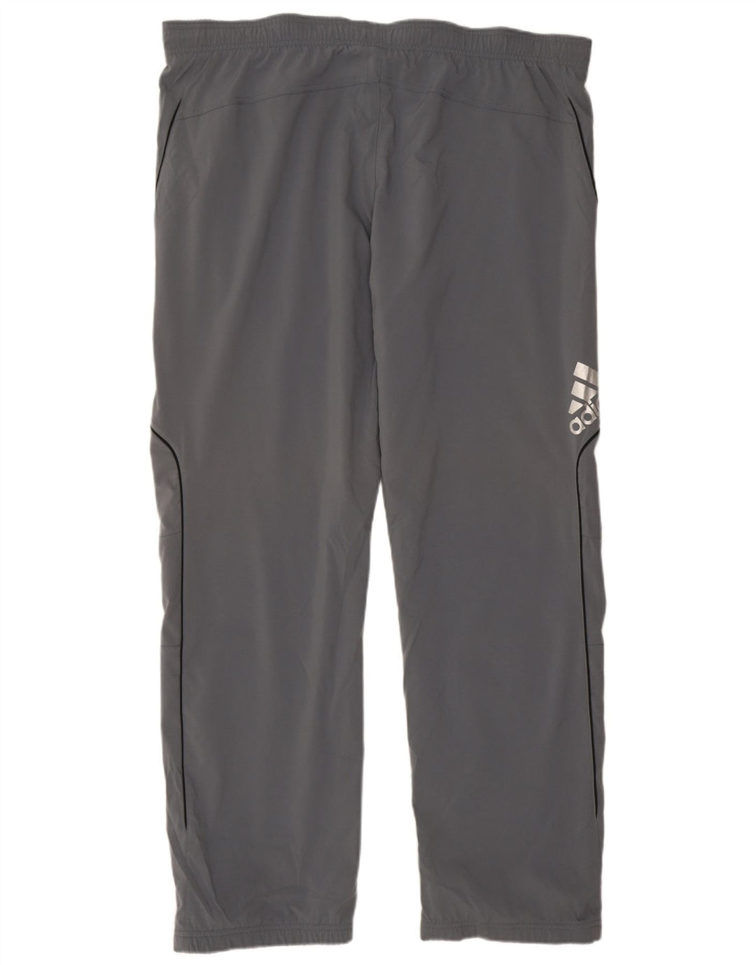 ADIDAS Mens Graphic Tracksuit Trousers Large  Grey Polyester
