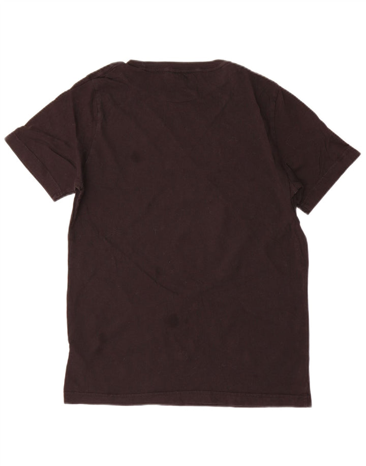 Puma Mens Graphic T-Shirt Top Small Black Cotton