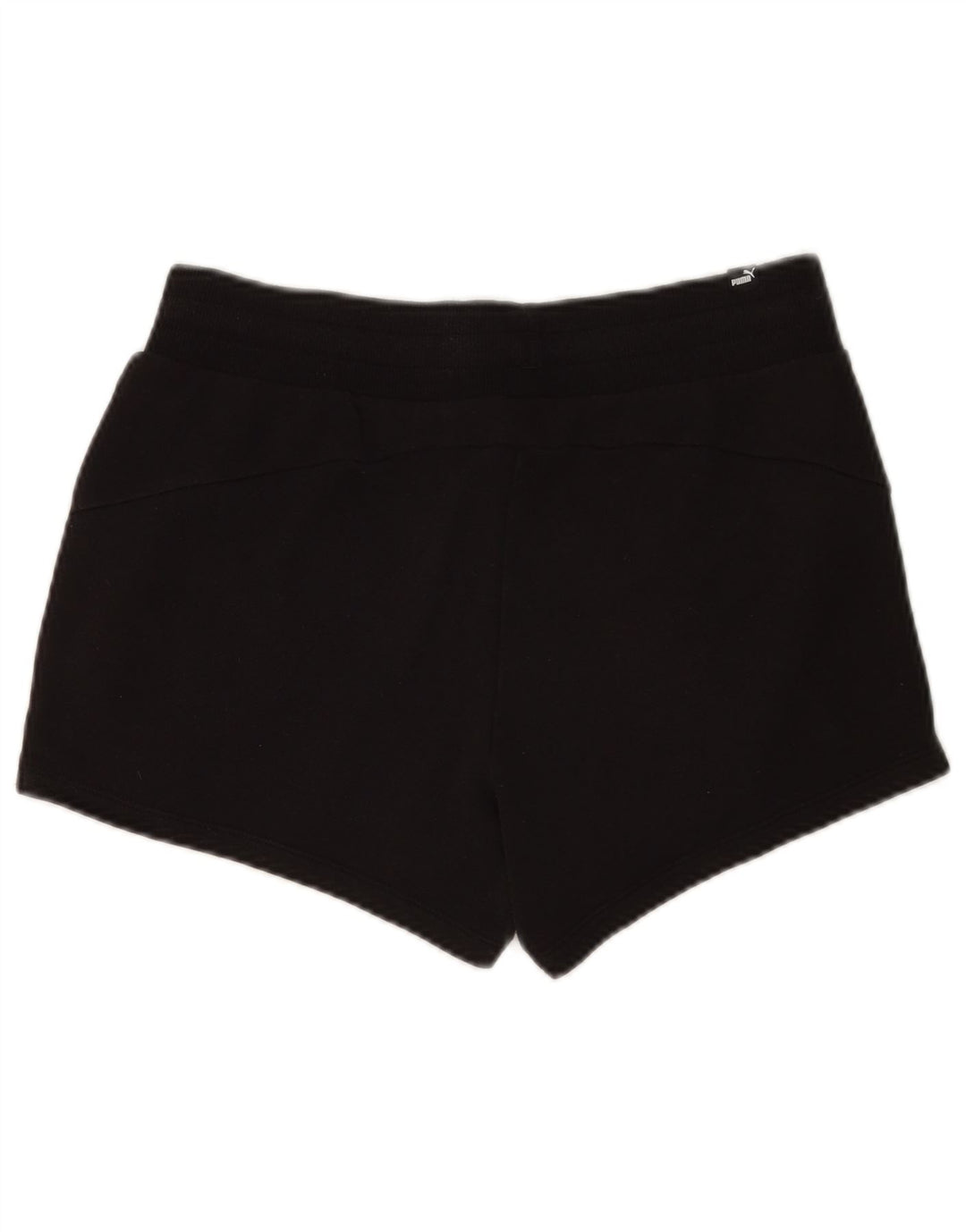 Puma Womens Sport Shorts UK 12 Medium Black Cotton