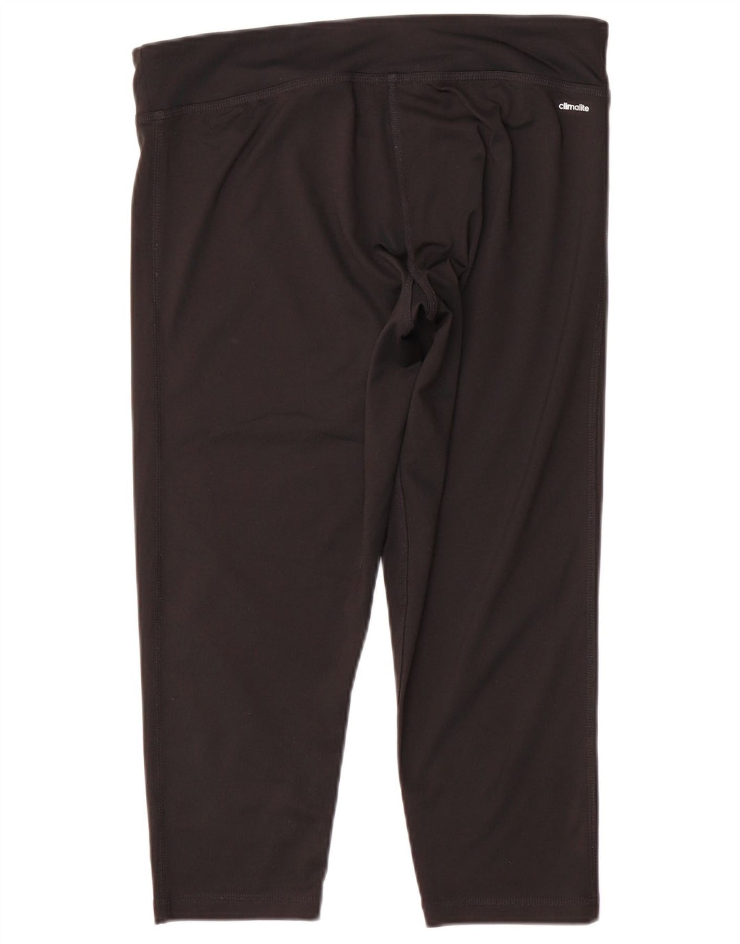 Adidas Womens Climalite Capri Leggings UK 16/18 Large Black Polyester
