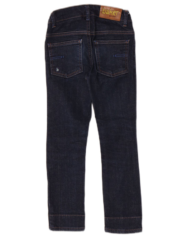 Ted Baker Boys Slim Jeans 5-6 år W20 L20 Marineblå Bomuld