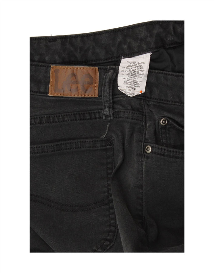 Lee Womens Bootcut Jeans UK 14 XL W36 L28 Grey Cotton