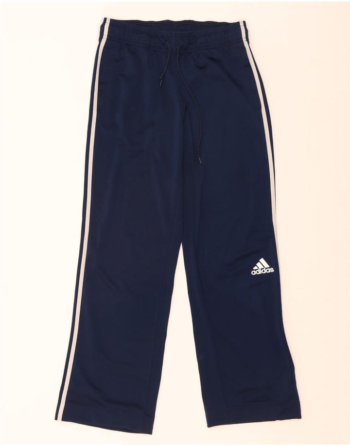 Adidas Mens Tracksuit Trousers Medium  Navy Blue Polyester