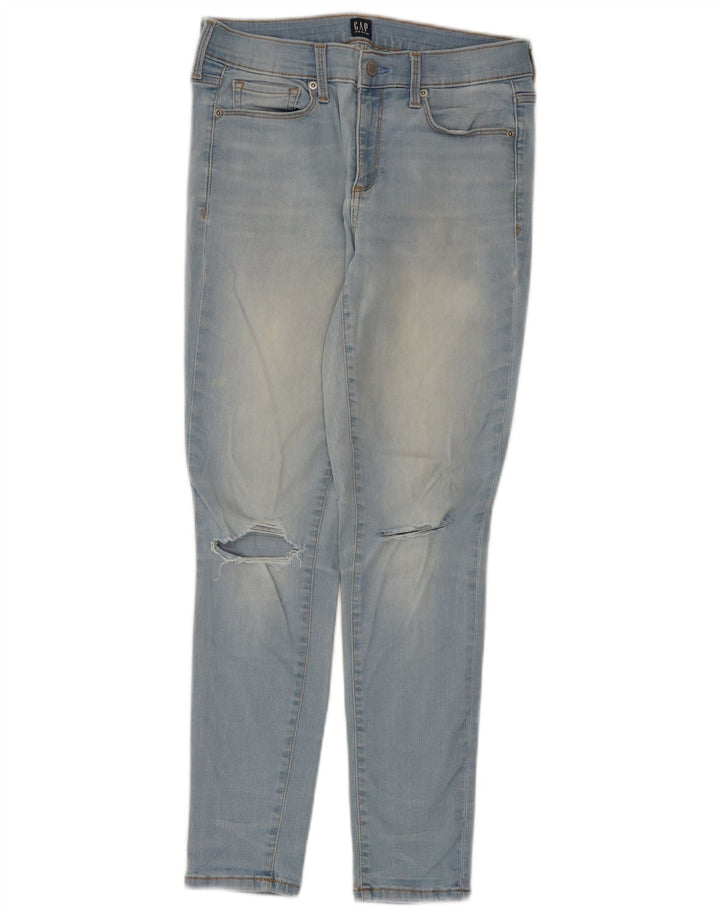 Gap Damen Regular Skinny Jeans W28 L28 Blaue Baumwolle