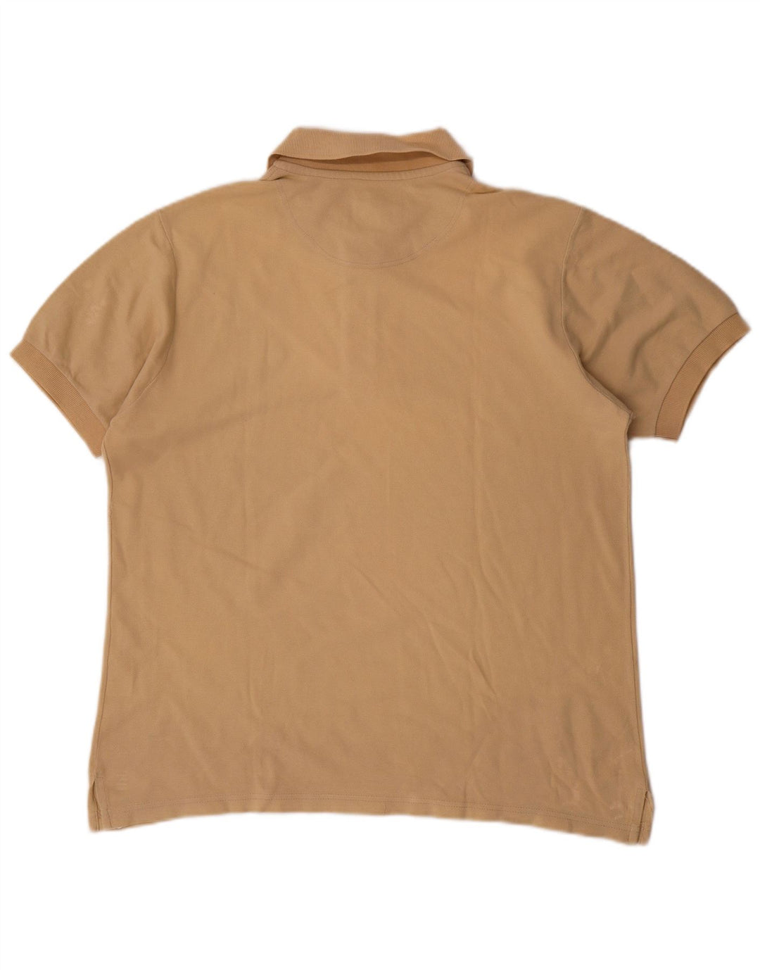 Murphy & Nye Mens Regular Fit Polo Shirt Large Beige Cotton