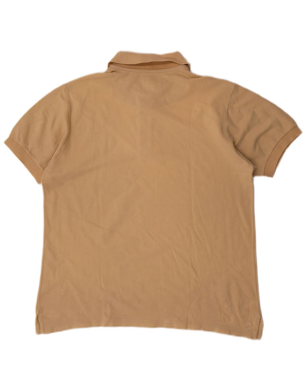 Murphy & Nye Herren-Poloshirt mit normaler Passform, große beige Baumwolle