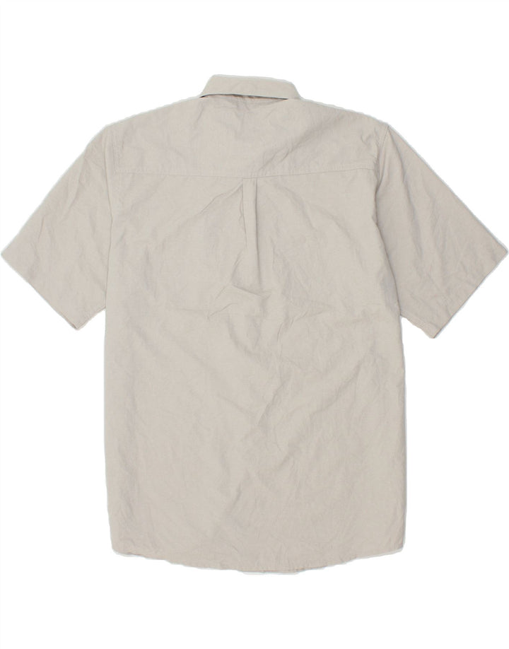 WRANGLER Chemise à Manches Courtes Homme Grand Gris Polyester