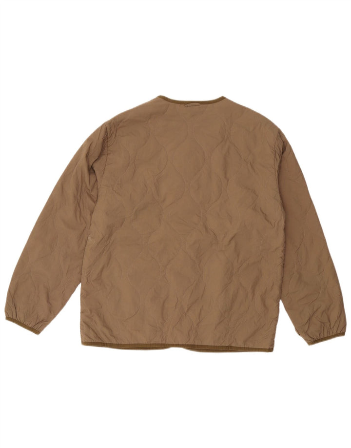 Zara Boys Liner Padded Jacket 13-14 Years Brown Polyester