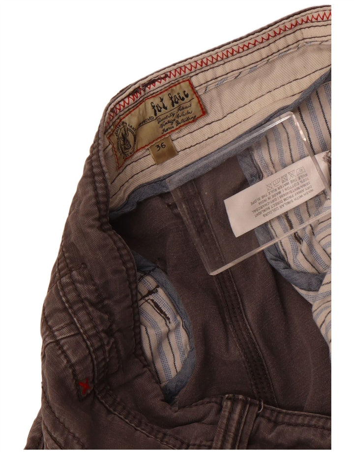 Fat Face Mens Cargo Shorts W36 Large Grey Cotton