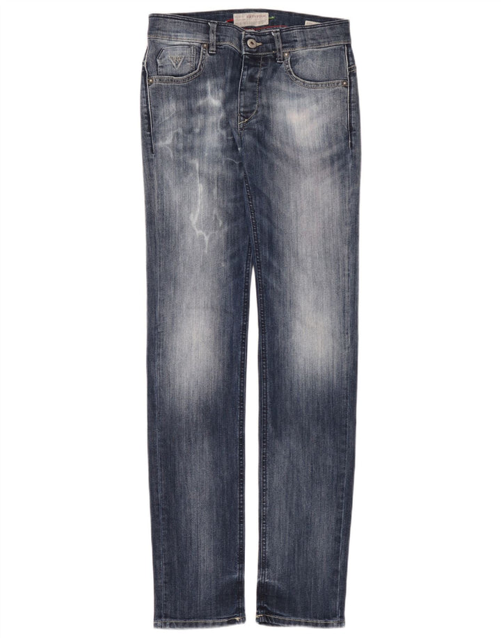 Fifty Four Womens Dorar Slim Jeans W28 L34 Blue Cotton