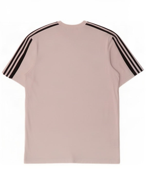 T-shirt da uomo Adidas Top Small in cotone bianco