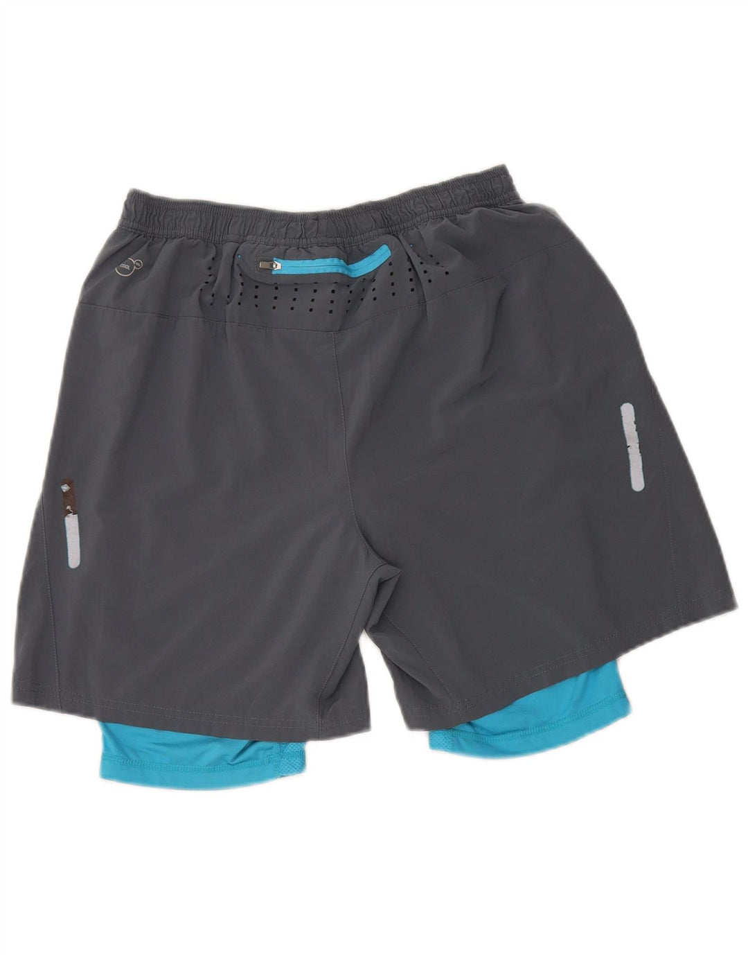 Puma Mens Sport Shorts Medium  Grey Colourblock Polyester