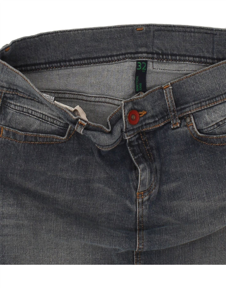 BENETTON Womens Denim Skirt W32 Large Blue Cotton Vintage Benetton and Second-Hand Benetton from Messina Hembry 