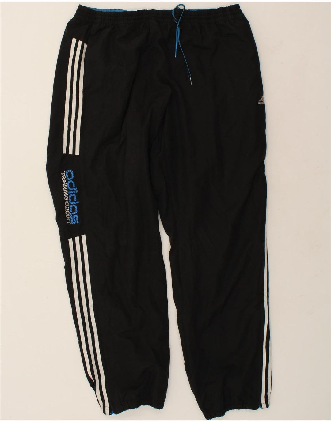 ADIDAS Mens Graphic Tracksuit Trousers Joggers 2XL Black Polyester