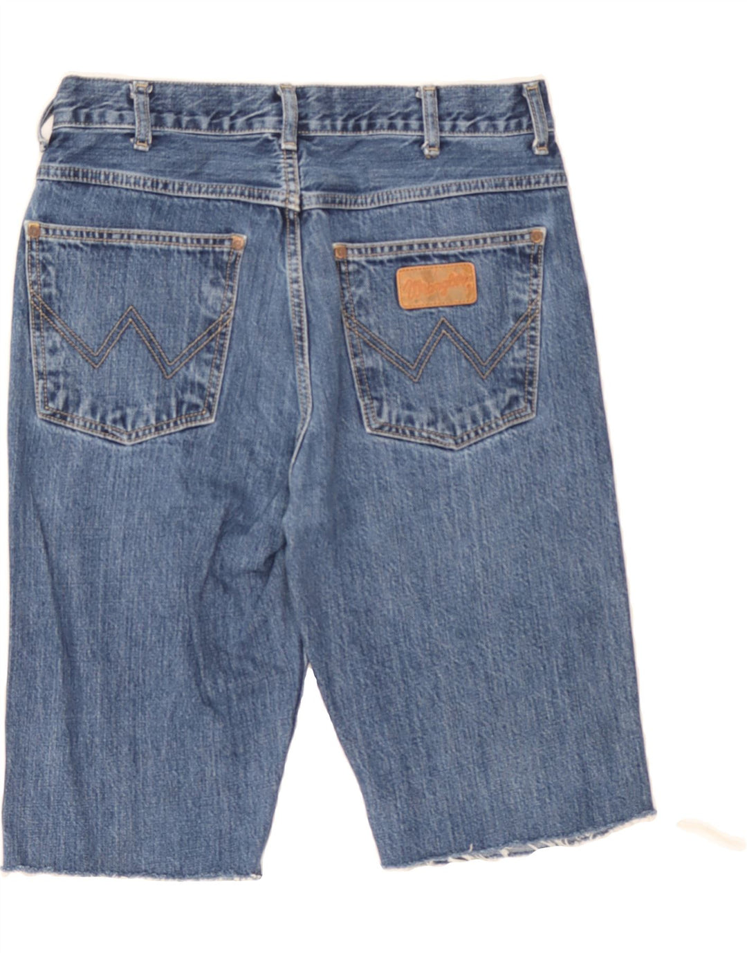 WRANGLER Mens Denim Shorts W32 Medium Blue Vintage Wrangler and Second-Hand Wrangler from Messina Hembry 