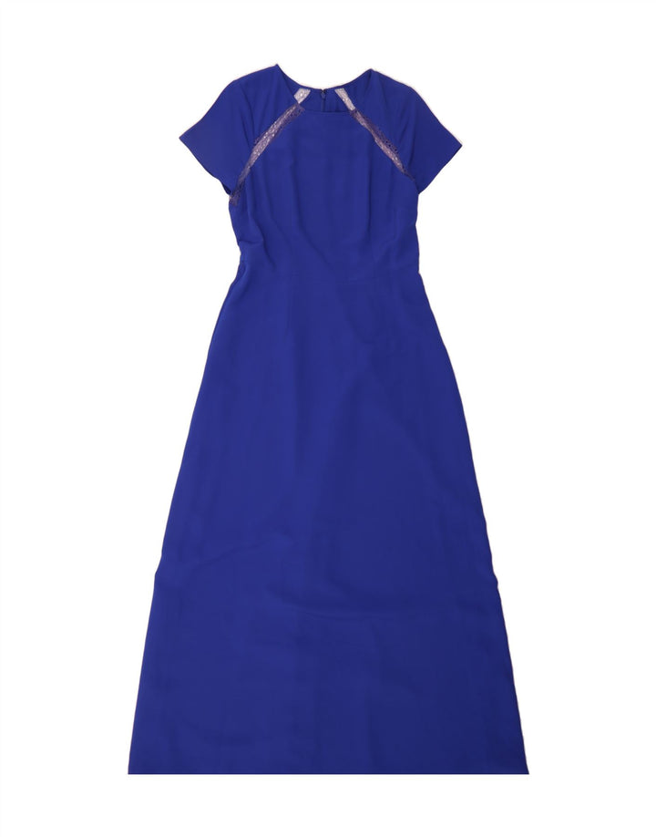 COAST Womens Maxi Dress UK 12 Medium Blue Polyester Vintage Coast and Second-Hand Coast from Messina Hembry 