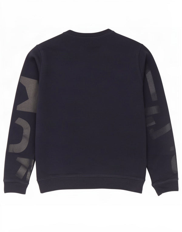 Lacoste Womens Graphic Sweatshirt Jumper Taille 40 Coton Bleu Marine Moyen
