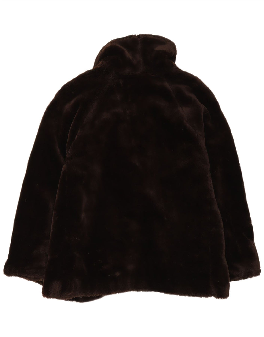 Pinko Mujer Chaqueta De Piel Sintética Talla Única Marrón