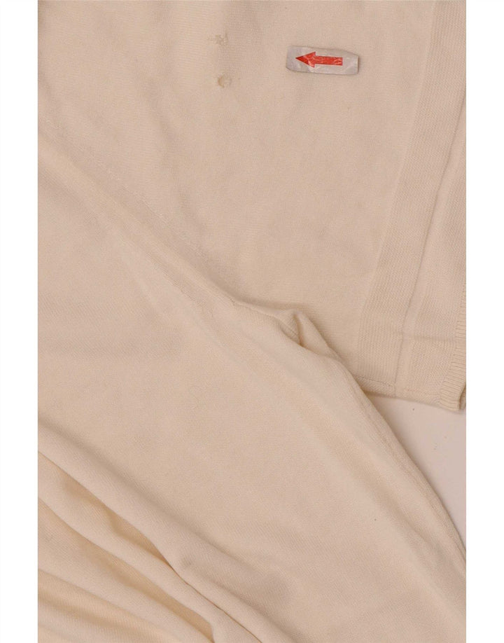 T-shirt regolare da donna Cos UK 14 cotone bianco medio