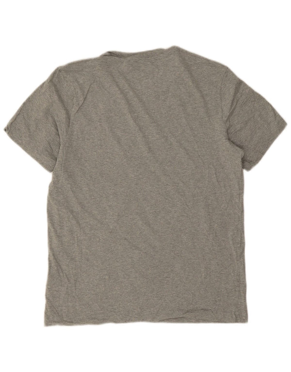 T-shirt Nike da uomo in cotone mélange grigio medio