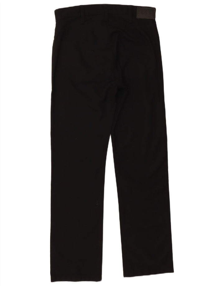 Armani Womens Slim Casual Trousers W30 L30 Black Polyester