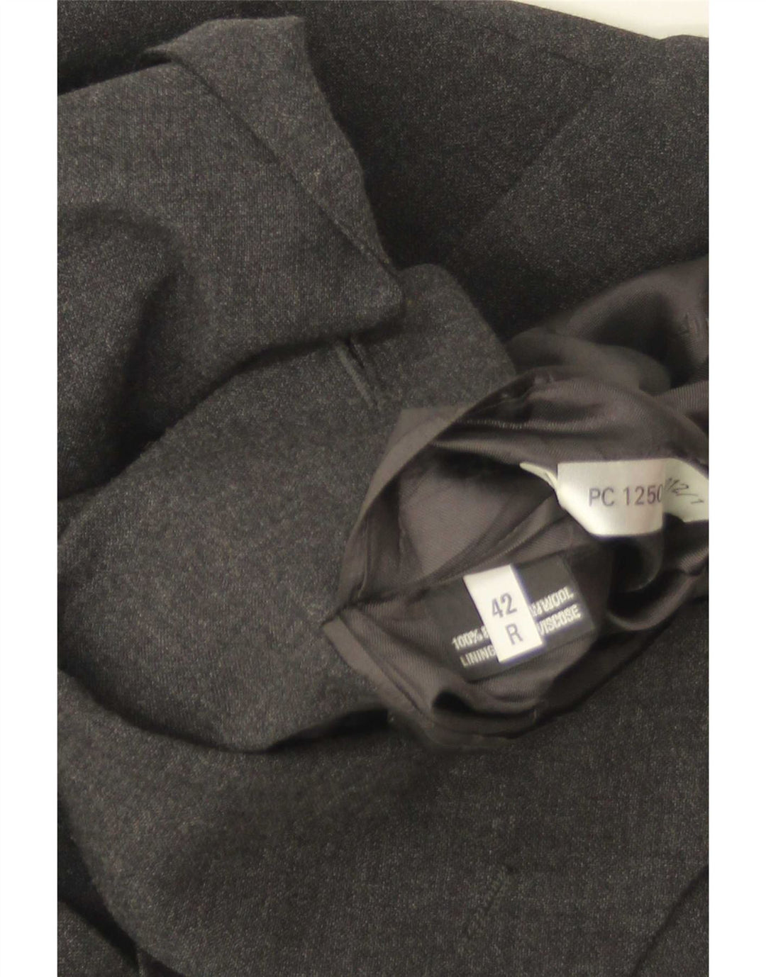 Pierre Cardin Mens 3 Button Blazer Jacket UK 42 XL Grey Wool